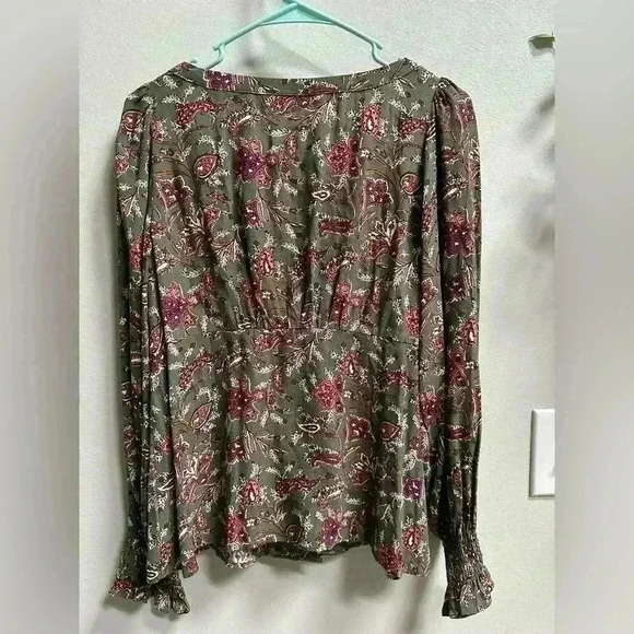 NWOT | LOFT Bouquet Square Neck Blouse | Women’s Size Small - Picture 5 of 6